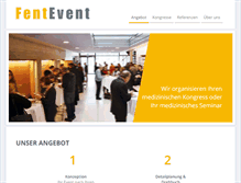 Tablet Screenshot of fent-event.ch
